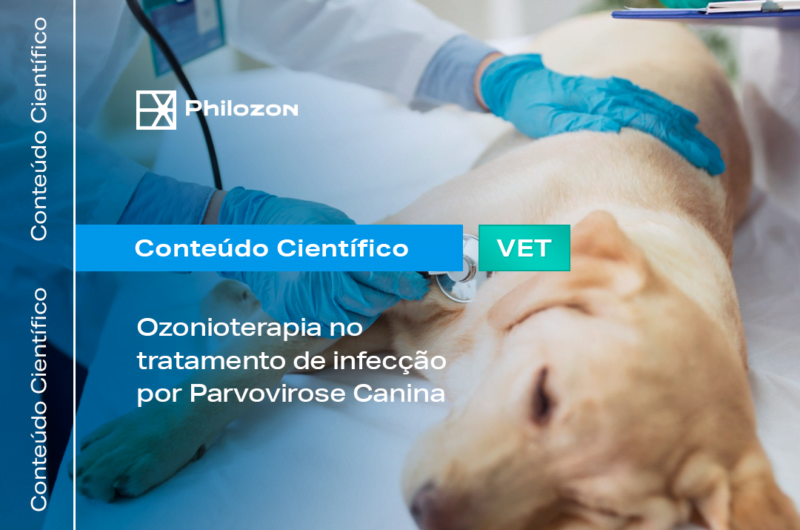 Ozonioterapia no tratamento de infecção por Parvovirose canina