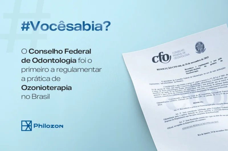 O Conselho Federal de Odontologia foi o primeiro a regulamentar a pratica de Ozonioterapia no Brasil Philozon | Geradores de Ozônio